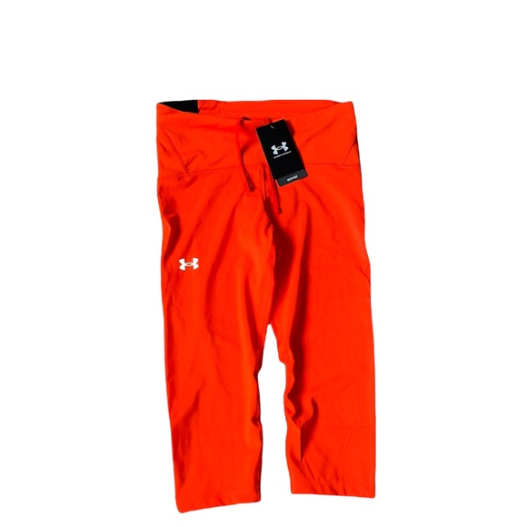 NWT Women's Under Armour Fly Fast Capri Orange Medium - Picture 10 of 11